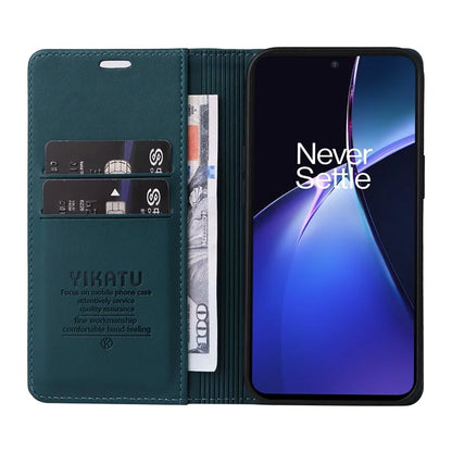 YIKATU YK-001 For OnePlus Nord CE4 Lite 5G / Oppo K12x 5G (China) Case Leather Phone Cover Magnetic Closure Bookstyle Stand