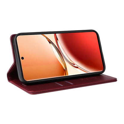 YIKATU YK-001 For Oppo Reno12 F 4G Case Wallet Leather Phone Cover Strong Magnetic Closure