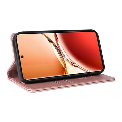YIKATU YK-001 For Oppo Reno12 F 4G Case Wallet Leather Phone Cover Strong Magnetic Closure