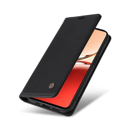 YIKATU YK-001 For Oppo Reno12 F 4G Case Wallet Leather Phone Cover Strong Magnetic Closure