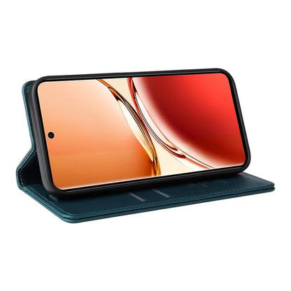 YIKATU YK-001 For Oppo Reno12 F 4G Case Wallet Leather Phone Cover Strong Magnetic Closure