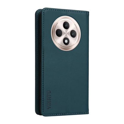 YIKATU YK-001 For Oppo Reno12 F 4G Case Wallet Leather Phone Cover Strong Magnetic Closure