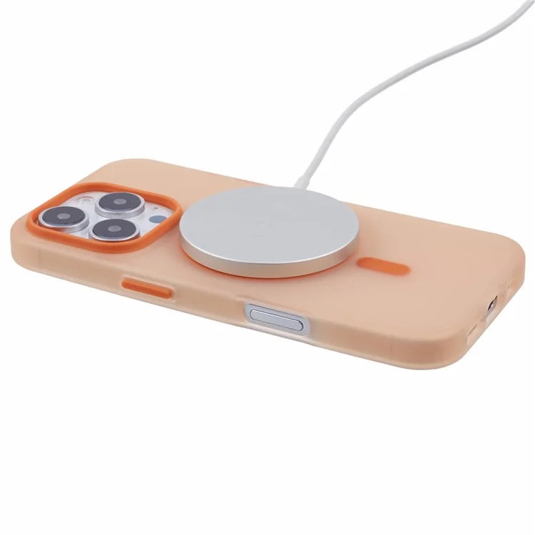 For iPhone 14 Pro Case Compatible with MagSafe Matte Translucent Soft TPU Phone Cover