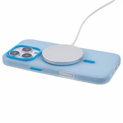 For iPhone 14 Pro Case Compatible with MagSafe Matte Translucent Soft TPU Phone Cover