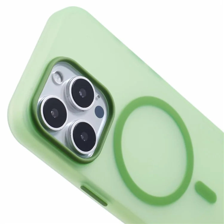 For iPhone 14 Pro Case Compatible with MagSafe Matte Translucent Soft TPU Phone Cover