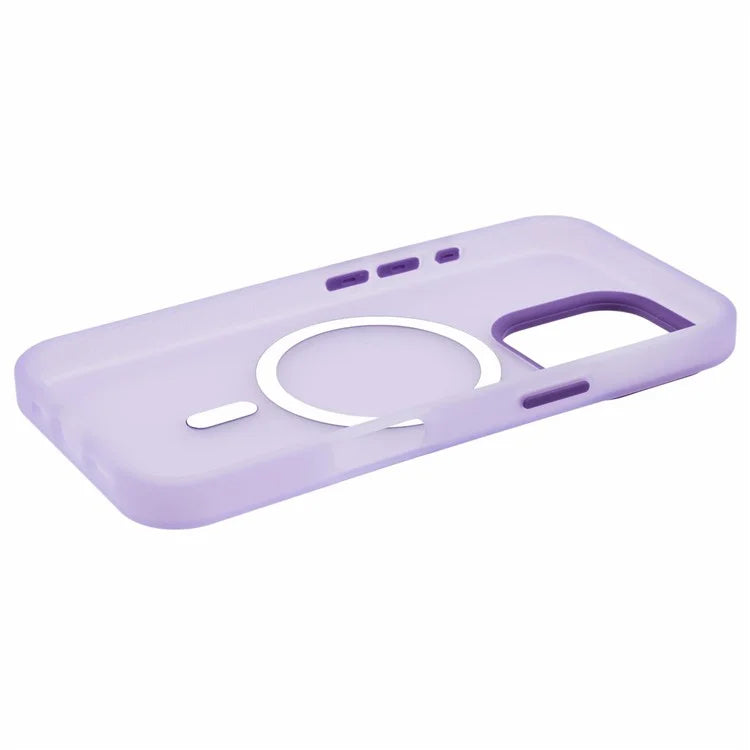 For iPhone 14 Pro Case Compatible with MagSafe Matte Translucent Soft TPU Phone Cover