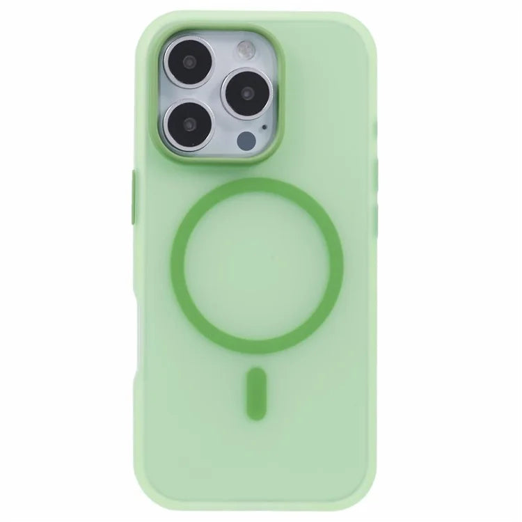 For iPhone 13 Pro Max Case Compatible with MagSafe TPU Translucent Back Phone Cover