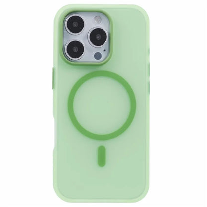 For iPhone 13 Pro Max Case Compatible with MagSafe TPU Translucent Back Phone Cover