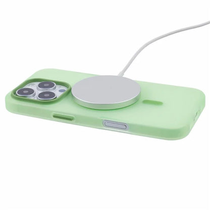 For iPhone 13 Pro Max Case Compatible with MagSafe TPU Translucent Back Phone Cover