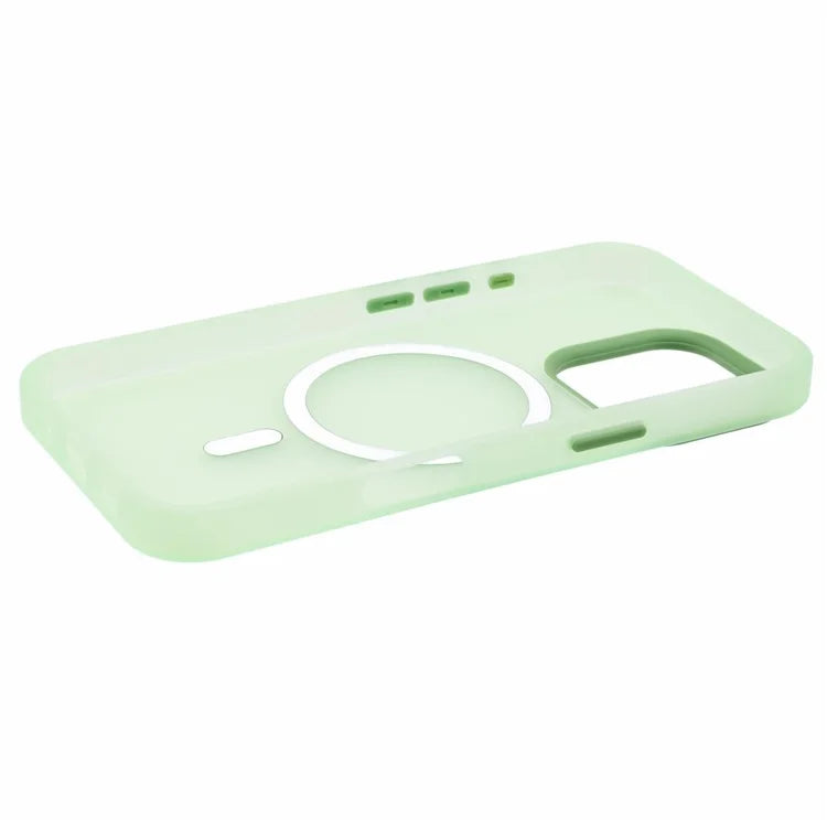 For iPhone 13 Pro Max Case Compatible with MagSafe TPU Translucent Back Phone Cover