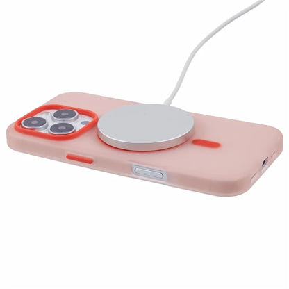 For iPhone 13 Pro Max Case Compatible with MagSafe TPU Translucent Back Phone Cover