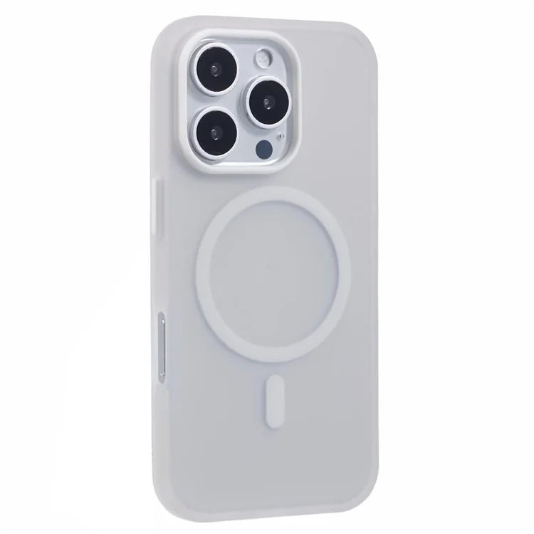 For iPhone 13 Pro Max Case Compatible with MagSafe TPU Translucent Back Phone Cover