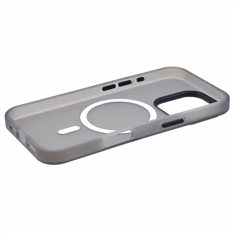 For iPhone 13 Pro Max Case Compatible with MagSafe TPU Translucent Back Phone Cover