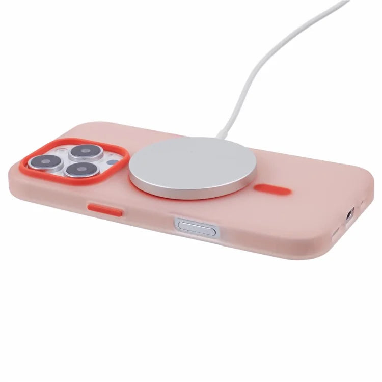 For iPhone 15 Pro Case Compatible with MagSafe TPU Thin Matte Scratch Resistant Phone Cover