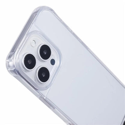 For iPhone 15 Pro Case Transparent TPU+PC Crossbody Lanyard Phone Cover