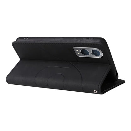KT Leather Series-1 For OnePlus Nord CE4 Lite 5G / Oppo K12x 5G (China) Case Phone Cover Color Splicing Full Protection