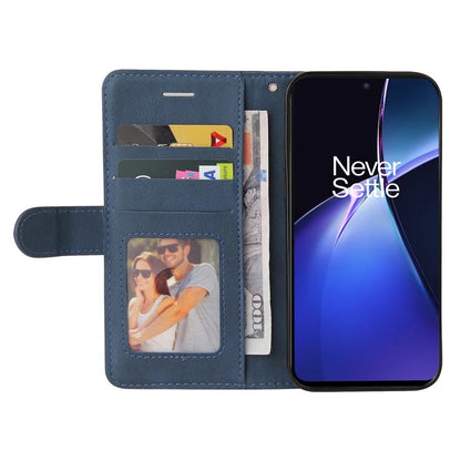 KT Leather Series-1 For OnePlus Nord CE4 Lite 5G / Oppo K12x 5G (China) Case Phone Cover Color Splicing Full Protection