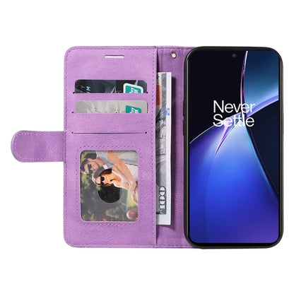KT Leather Series-1 For OnePlus Nord CE4 Lite 5G / Oppo K12x 5G (China) Case Phone Cover Color Splicing Full Protection