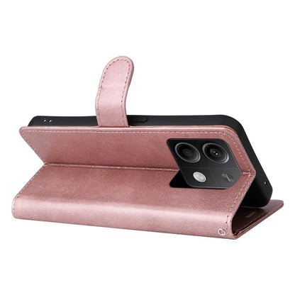 KT Leather Series-2 for Xiaomi Redmi Note 13 5G Case Magnetic Flip Phone Cover Solid Color