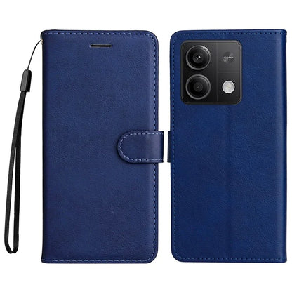 KT Leather Series-2 for Xiaomi Redmi Note 13 5G Case Magnetic Flip Phone Cover Solid Color