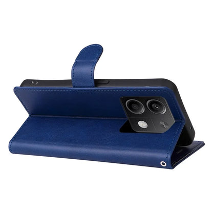 KT Leather Series-2 for Xiaomi Redmi Note 13 5G Case Magnetic Flip Phone Cover Solid Color