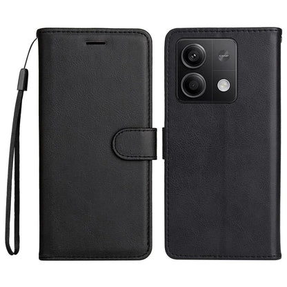 KT Leather Series-2 for Xiaomi Redmi Note 13 5G Case Magnetic Flip Phone Cover Solid Color