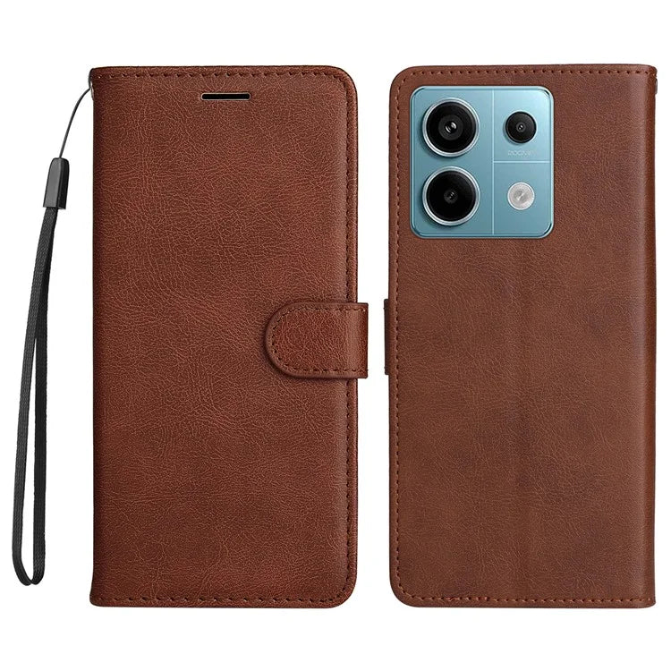 KT Leather Series-2 for Xiaomi Poco X6 5G / Redmi Note 13 Pro 5G Case Stand Phone Cover Card Holder Money Pouch