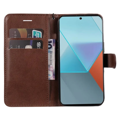 KT Leather Series-2 for Xiaomi Poco X6 5G / Redmi Note 13 Pro 5G Case Stand Phone Cover Card Holder Money Pouch