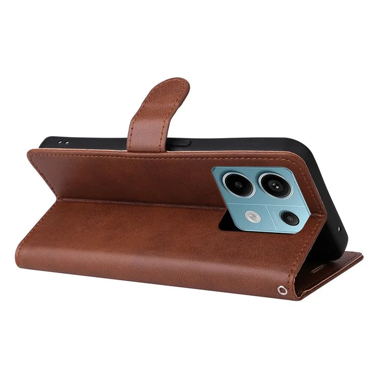 KT Leather Series-2 for Xiaomi Poco X6 5G / Redmi Note 13 Pro 5G Case Stand Phone Cover Card Holder Money Pouch