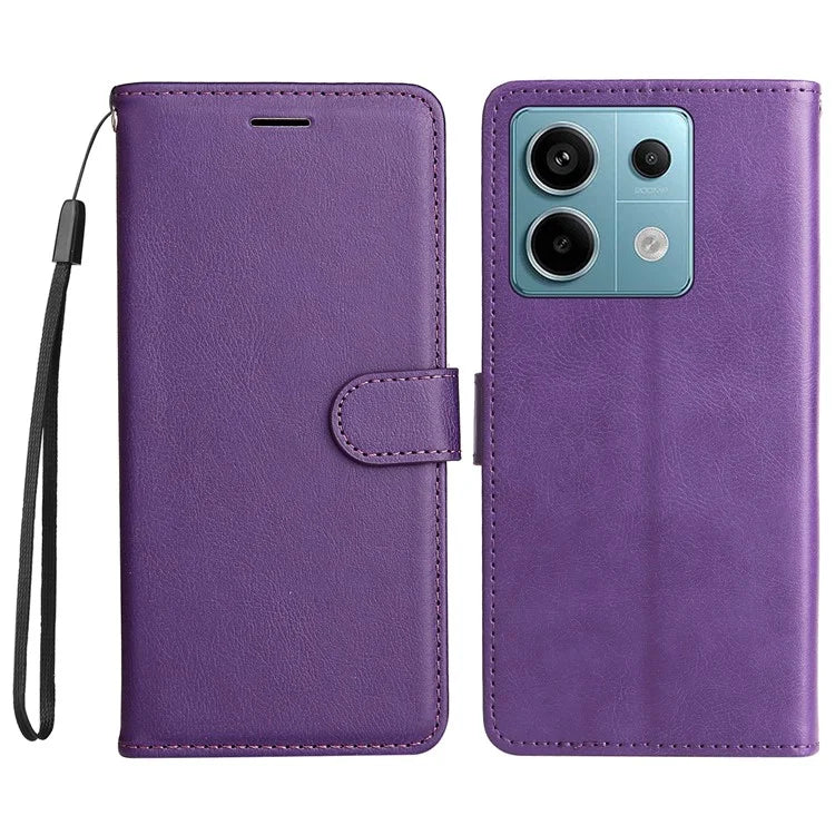 KT Leather Series-2 for Xiaomi Poco X6 5G / Redmi Note 13 Pro 5G Case Stand Phone Cover Card Holder Money Pouch