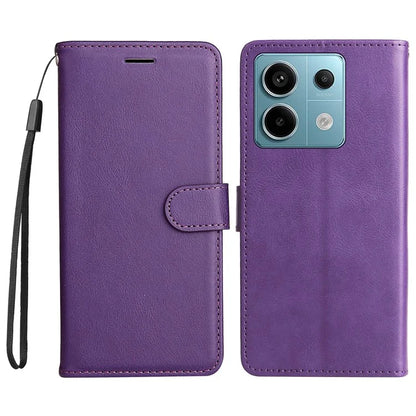 KT Leather Series-2 for Xiaomi Poco X6 5G / Redmi Note 13 Pro 5G Case Stand Phone Cover Card Holder Money Pouch