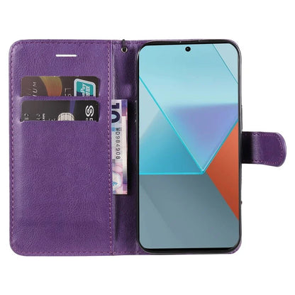 KT Leather Series-2 for Xiaomi Poco X6 5G / Redmi Note 13 Pro 5G Case Stand Phone Cover Card Holder Money Pouch
