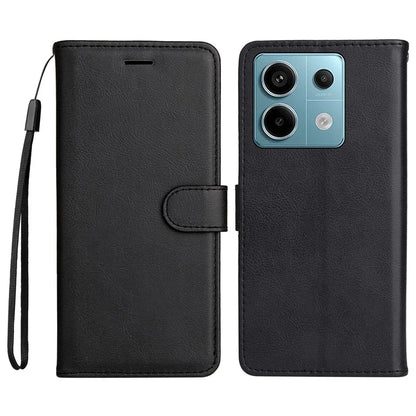 KT Leather Series-2 for Xiaomi Poco X6 5G / Redmi Note 13 Pro 5G Case Stand Phone Cover Card Holder Money Pouch