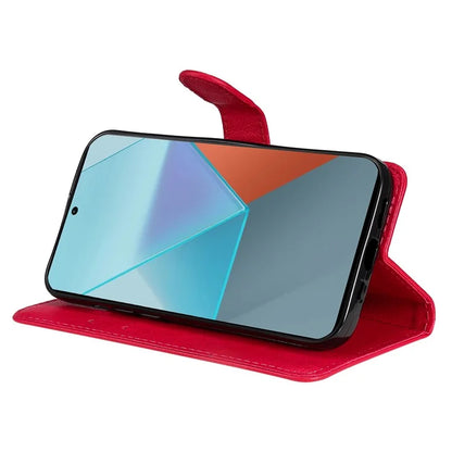 KT Leather Series-2 for Xiaomi Poco X6 5G / Redmi Note 13 Pro 5G Case Stand Phone Cover Card Holder Money Pouch