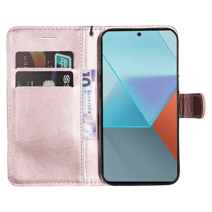 KT Leather Series-2 for Xiaomi Poco X6 5G / Redmi Note 13 Pro 5G Case Stand Phone Cover Card Holder Money Pouch