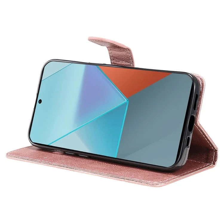 KT Leather Series-2 for Xiaomi Poco X6 5G / Redmi Note 13 Pro 5G Case Stand Phone Cover Card Holder Money Pouch