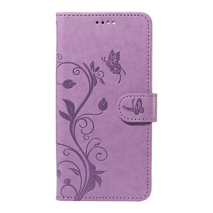 For Samsung Galaxy M35 5G Case PU Leather Phone Cover Card Slot Flowers Design