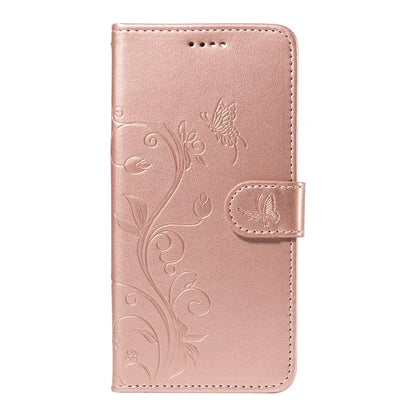 For Samsung Galaxy M35 5G Case PU Leather Phone Cover Card Slot Flowers Design