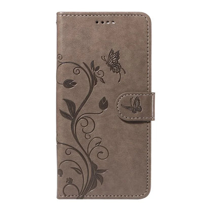 For Samsung Galaxy M35 5G Case PU Leather Phone Cover Card Slot Flowers Design