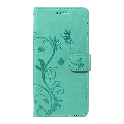 For Samsung Galaxy M35 5G Case PU Leather Phone Cover Card Slot Flowers Design
