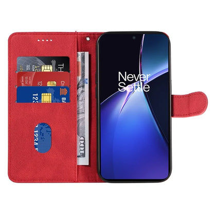 For OnePlus Nord CE4 Lite 5G / Oppo K12x 5G (China) Case Shockproof Wallet Card Holder Leather Phone Cover Curved Line