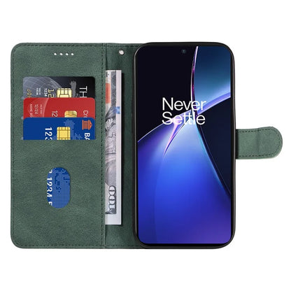 For OnePlus Nord CE4 Lite 5G / Oppo K12x 5G (China) Case Shockproof Wallet Card Holder Leather Phone Cover Curved Line
