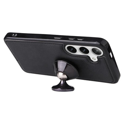 KT Leather Series-3 For Samsung	Galaxy S24+ Case Flip PU Leather Phone Cover Detachable 2 in 1 Wallet