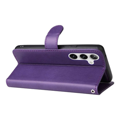 KT Leather Series-3 For Samsung	Galaxy S24+ Case Flip PU Leather Phone Cover Detachable 2 in 1 Wallet