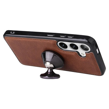 KT Leather Series-3 For Samsung	Galaxy S24+ Case Flip PU Leather Phone Cover Detachable 2 in 1 Wallet