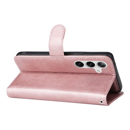KT Leather Series-3 For Samsung	Galaxy S24+ Case Flip PU Leather Phone Cover Detachable 2 in 1 Wallet
