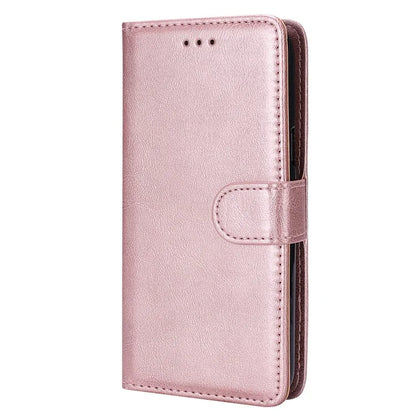 KT Leather Series-3 For Samsung	Galaxy S24+ Case Flip PU Leather Phone Cover Detachable 2 in 1 Wallet