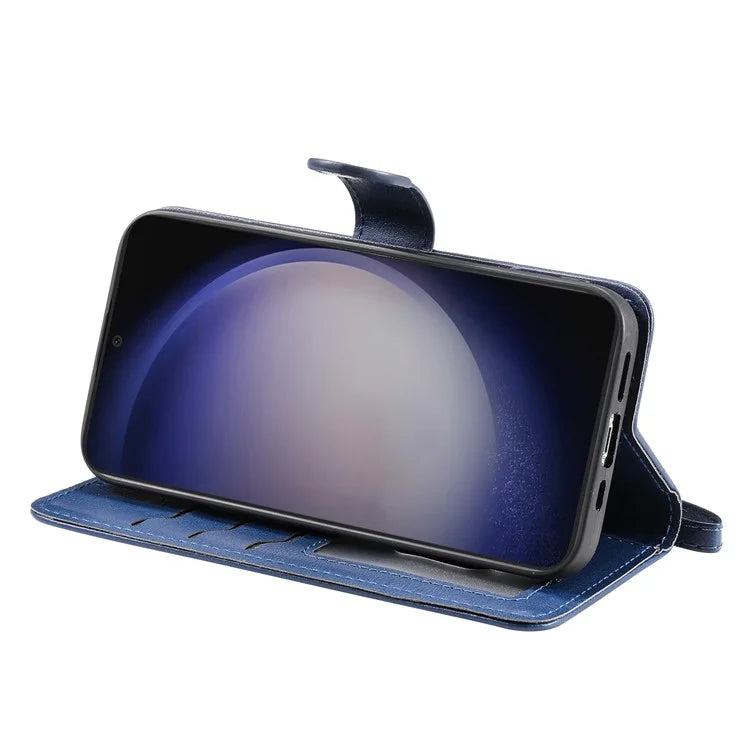 KT Leather Series-3 For Samsung	Galaxy S24+ Case Flip PU Leather Phone Cover Detachable 2 in 1 Wallet
