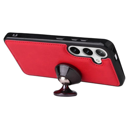 KT Leather Series-3 For Samsung	Galaxy S24+ Case Flip PU Leather Phone Cover Detachable 2 in 1 Wallet