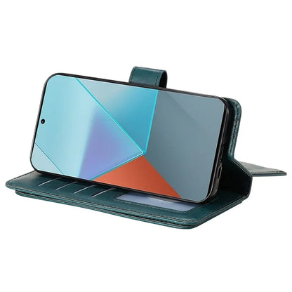 KT Multi-Functional Series-1 For Xiaomi Poco X6 5G / Redmi Note 13 Pro 5G Case Leather Phone Cover with Purse 10 Card Holders